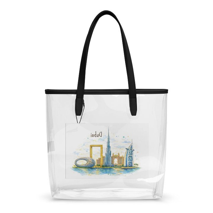 Dubai Skyline™ Clear City Tote product image (2)
