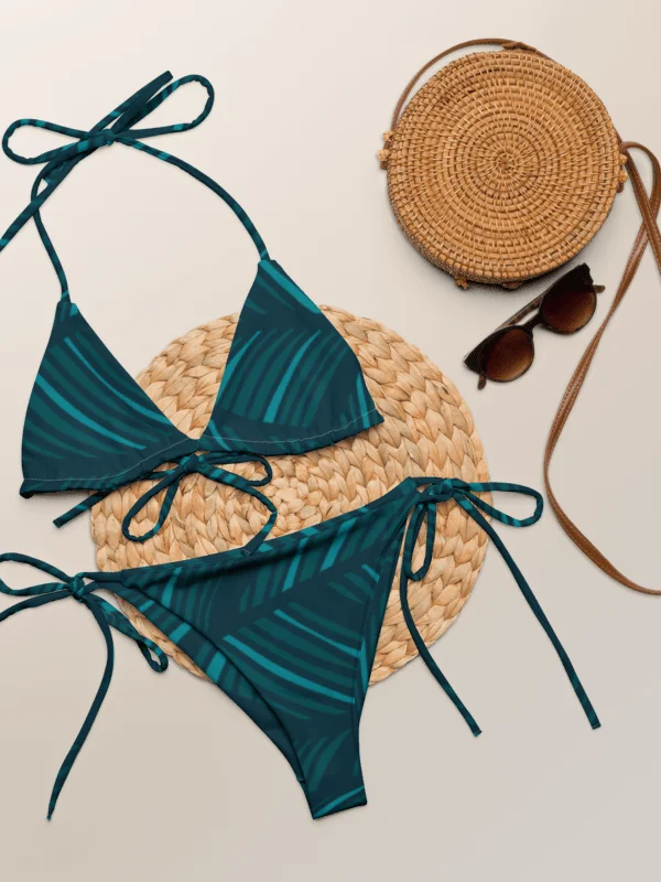 His House String Bikini Set - Shadow Leaf product image (6)