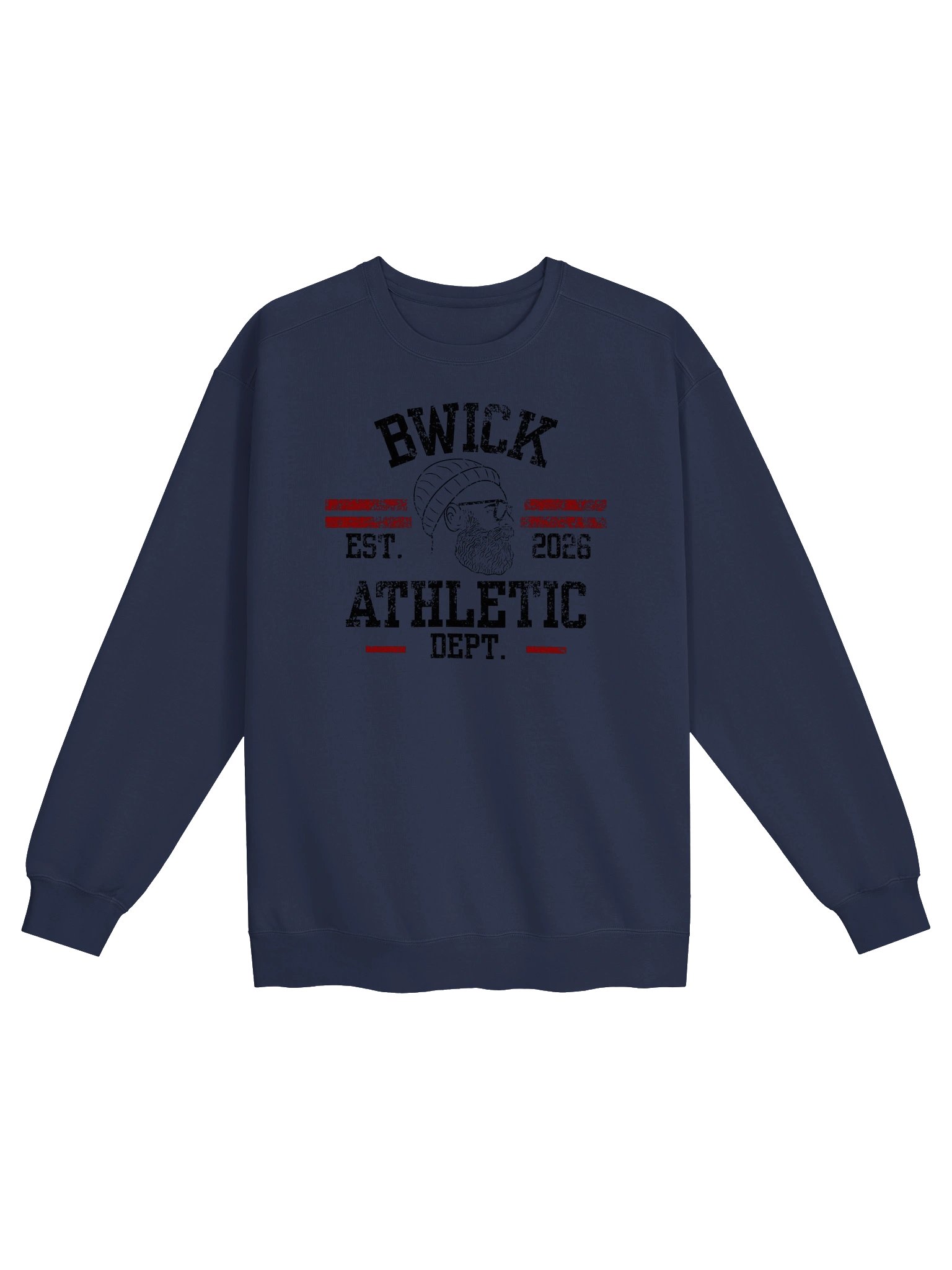 bwick athletic dept. crew (black) product image (4)