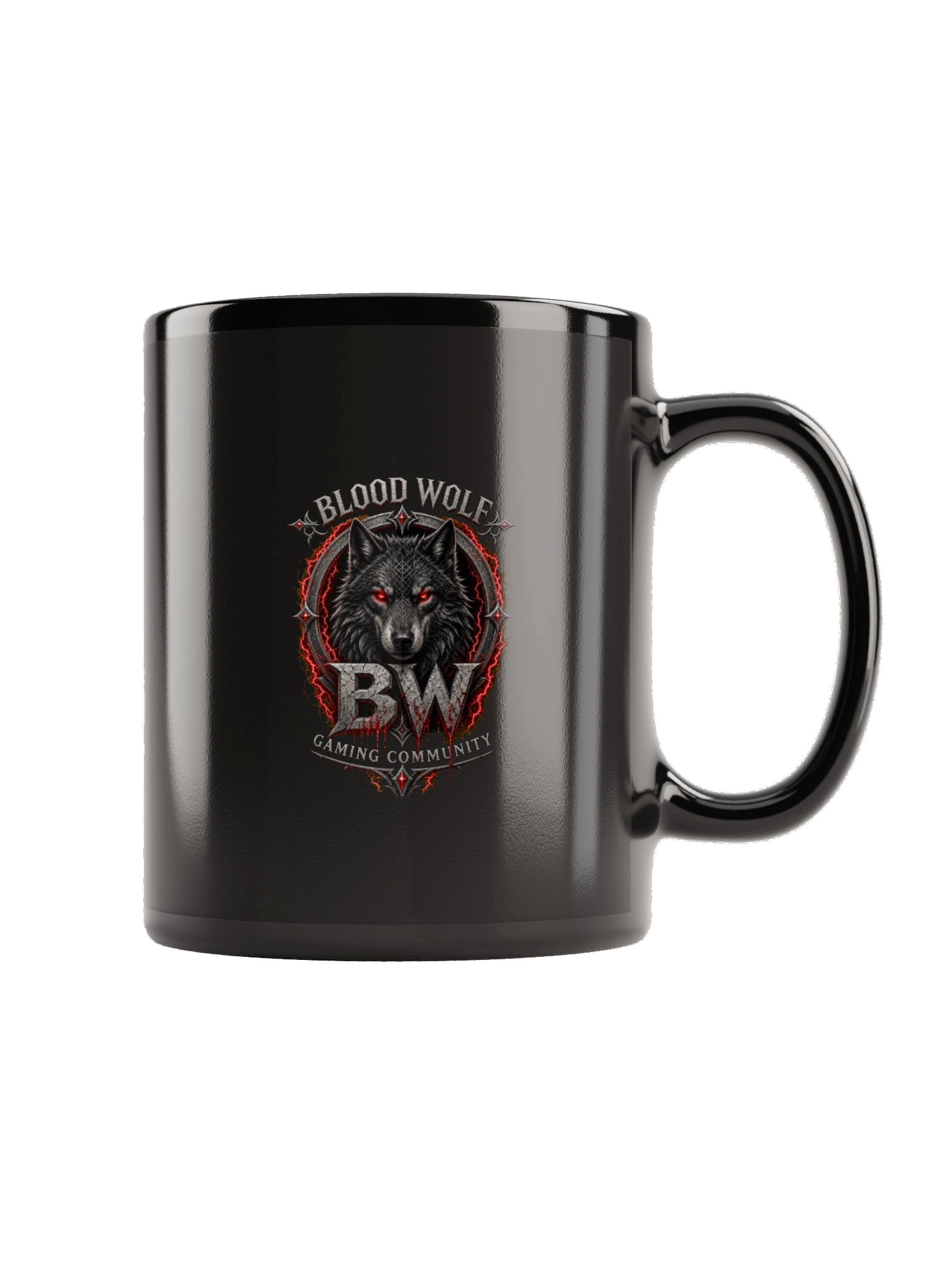 Blood Wolf Cyberwolf Gaming Mug product image (6)