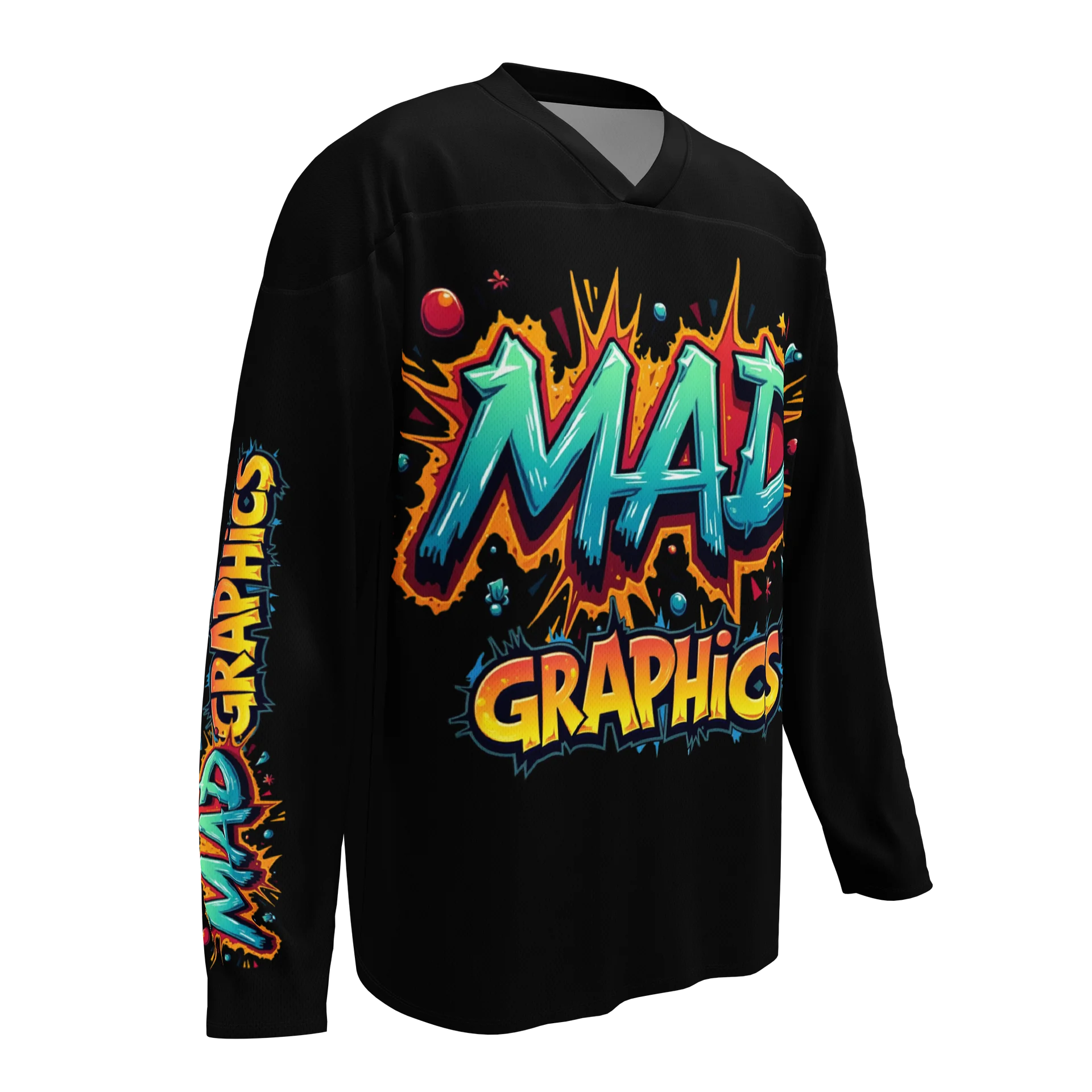 LIMITED EDITION - CNX Core All-over print Unisex Long Sleeve Tee — Mad Graphics 002 product image (3)