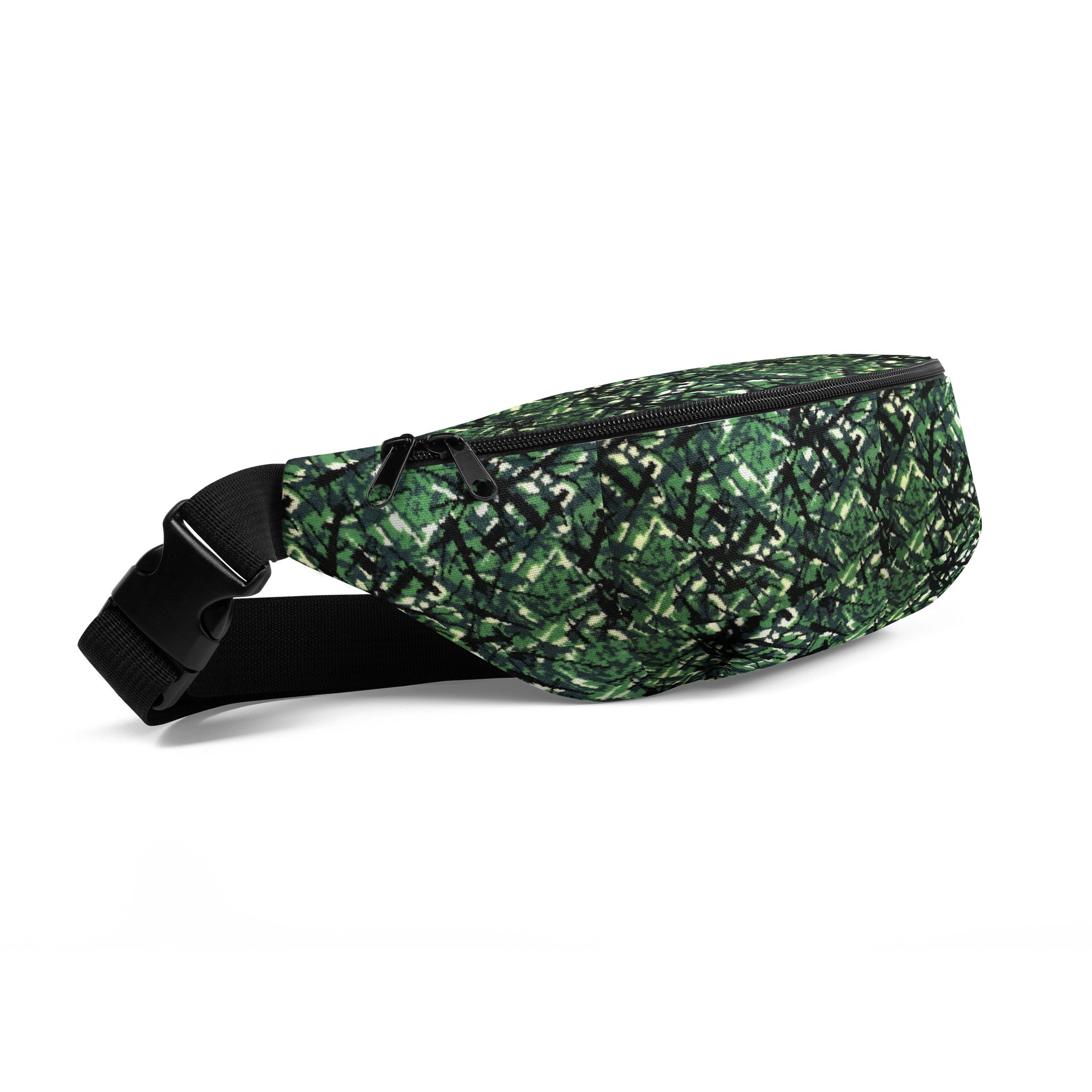 Waist Bag Green Plush Danish Style Pattern product image (2)