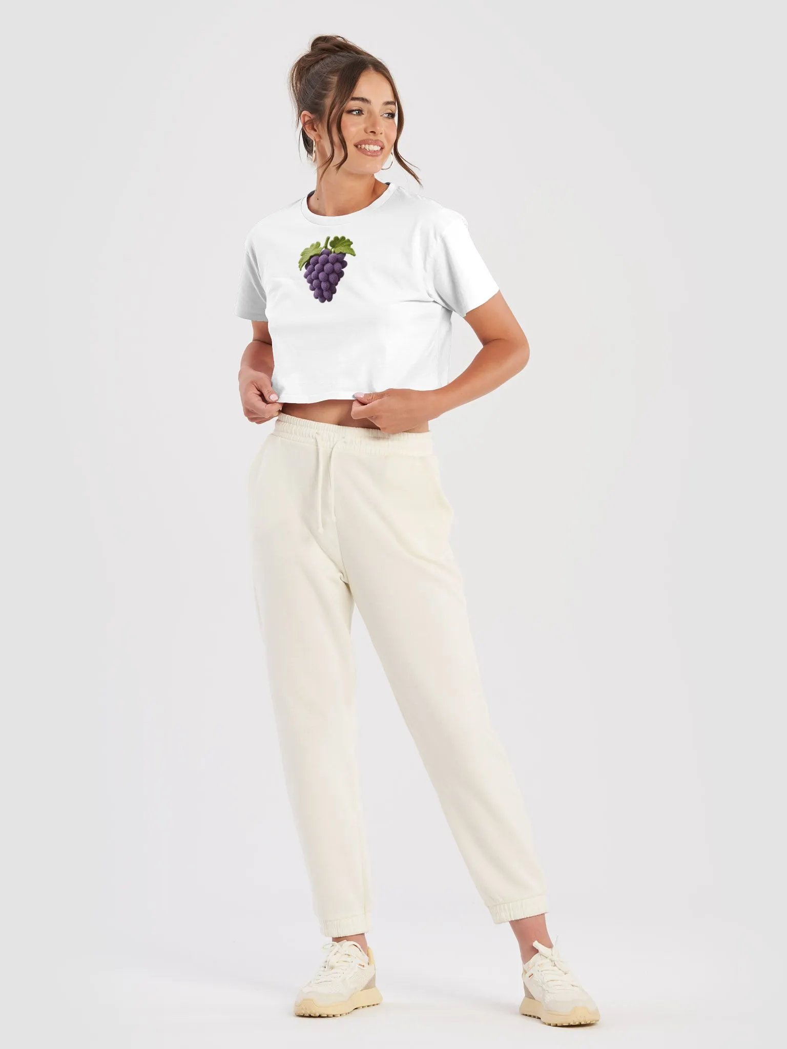 CozyAvocado Women's Premium Grape Slice Crop Top #6 product image (5)