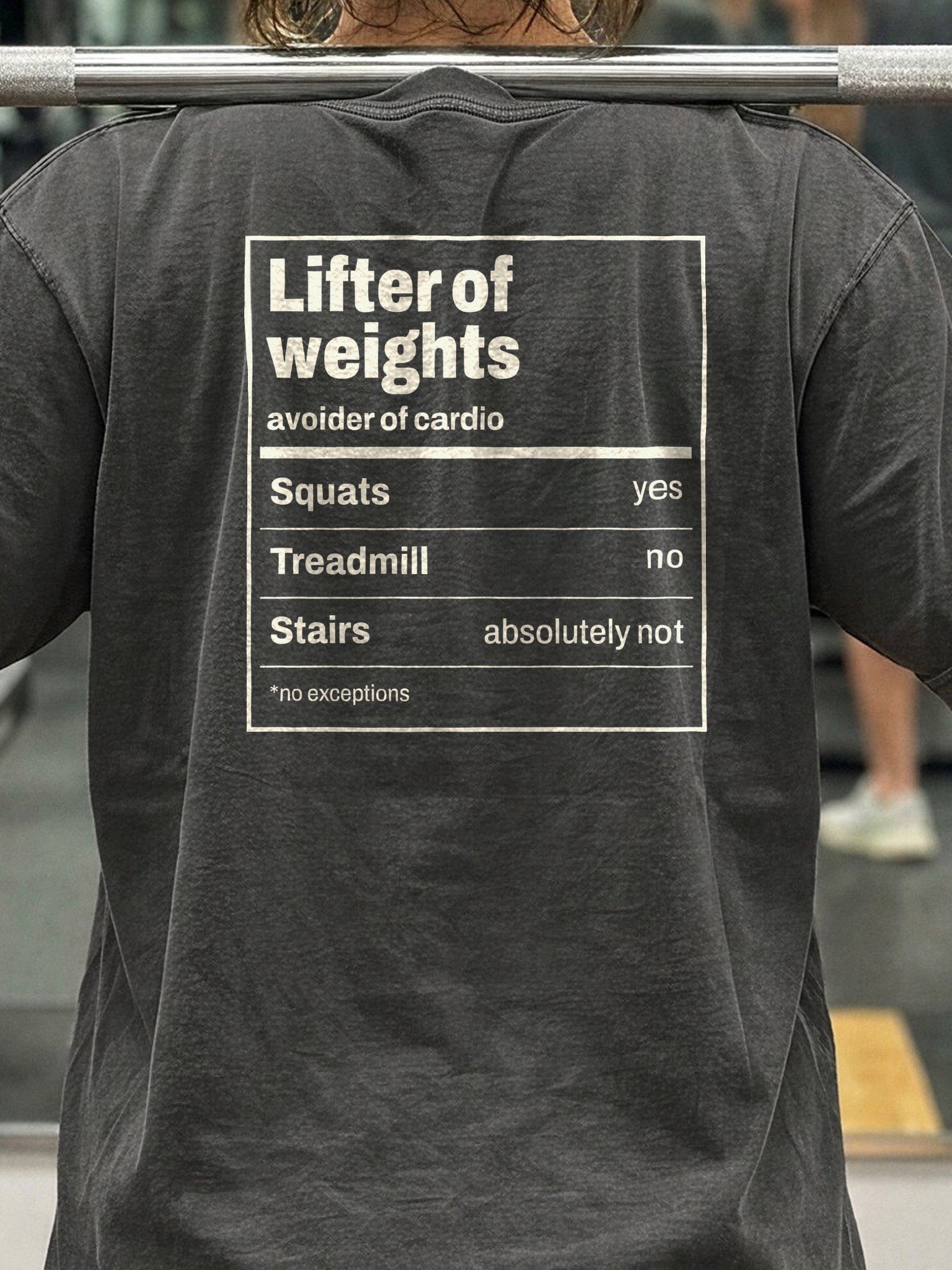 Lifter of Weights, Avoider of Cardio Oversized Gym Tee | Pump Cover product image (4)
