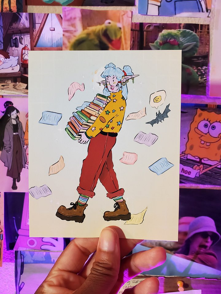 A Single Goblin Who Works Two Jobs - Goblin Art Print product image (4)