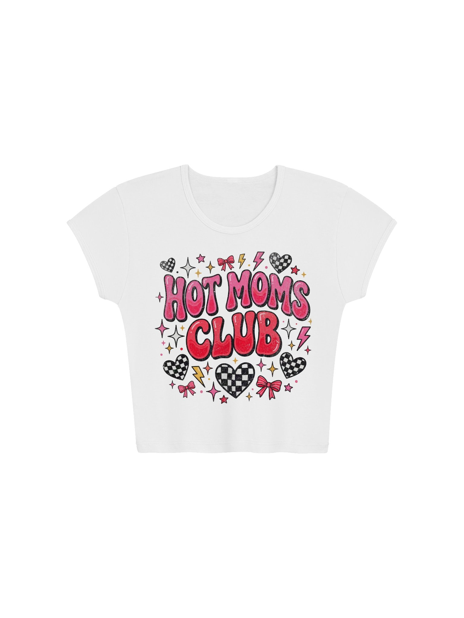 Hot Moms Club Baby Tee product image (2)