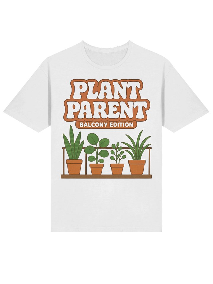 Plant Parent Balcony Edition T-Shirt – Cute Urban Gardening Tee product image (2)