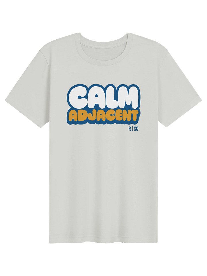 Calm Adjacent T-shirt (Blue & Orange) product image (21)