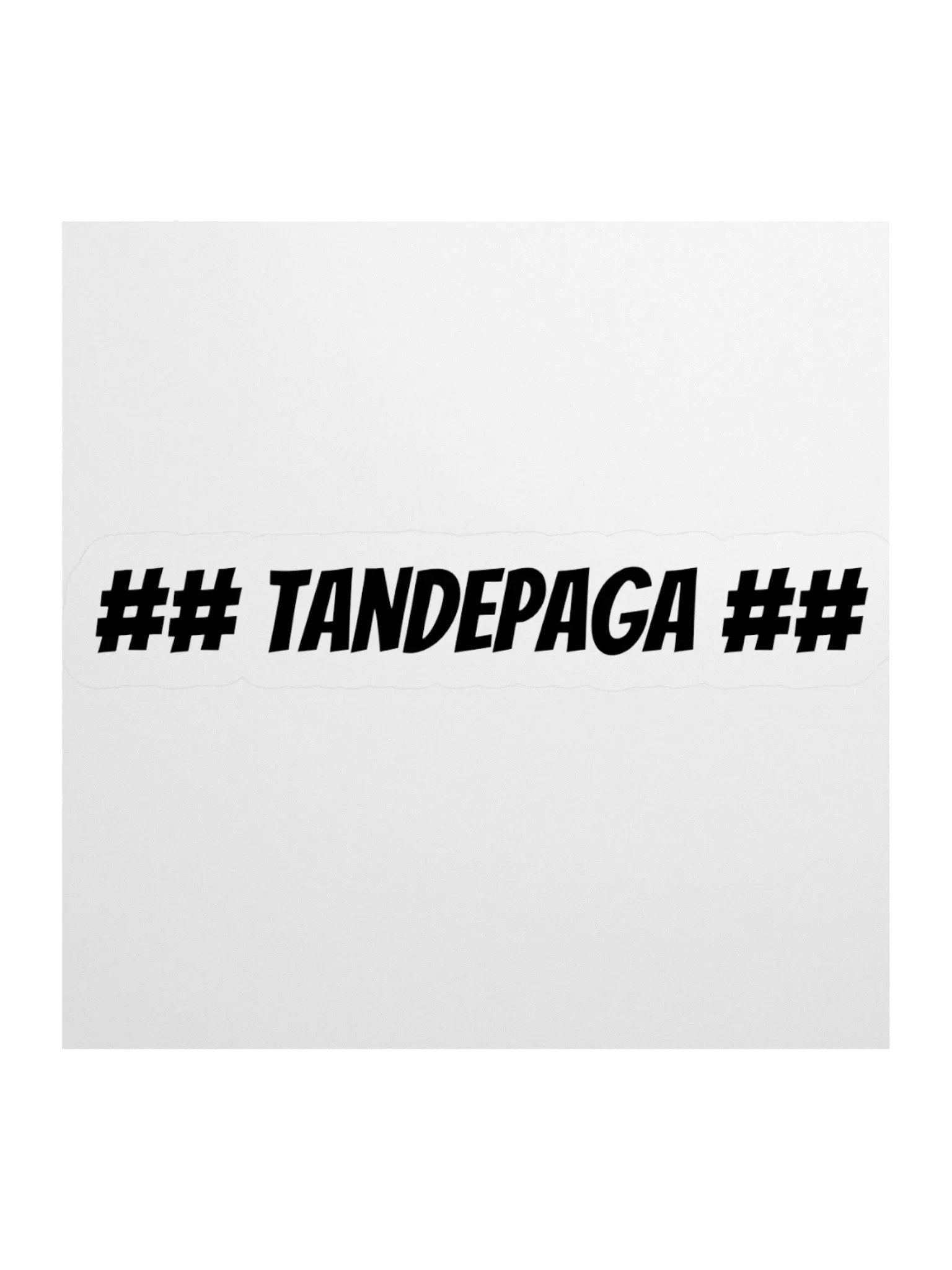 Tandepaga Sticker product image (4)