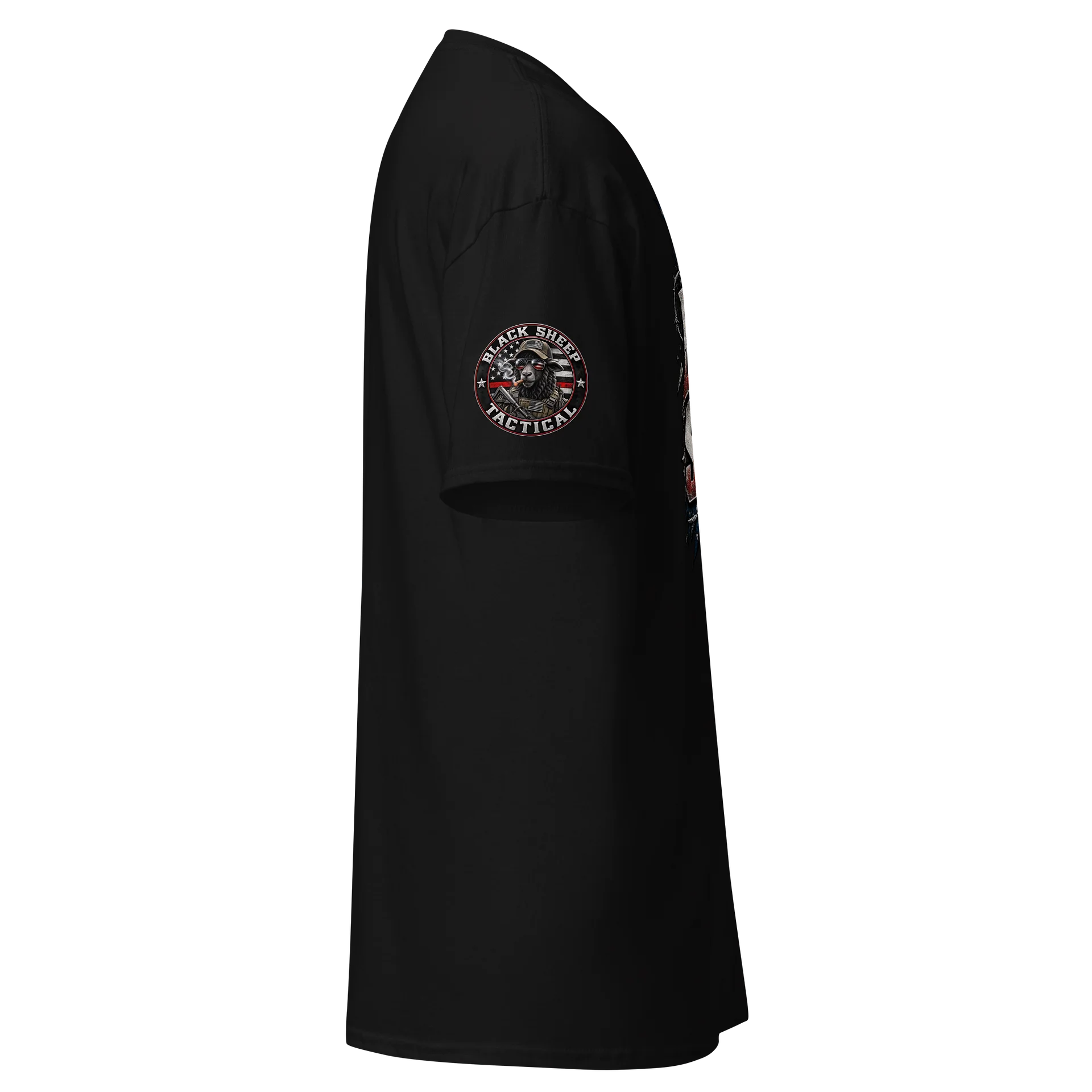 Black unisex Gildan shirt Divided we stand product image (5)
