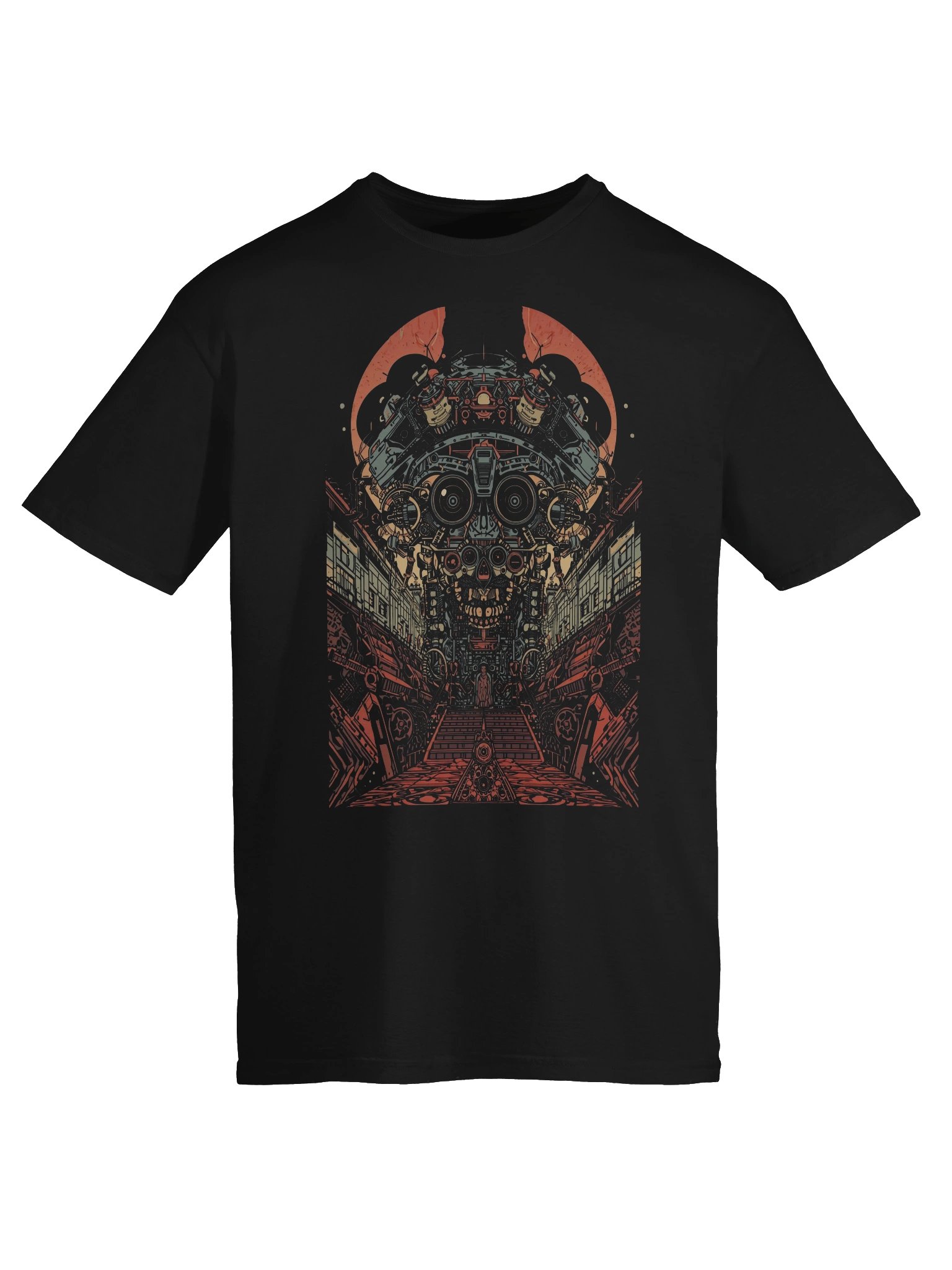 Retro-Futurist Robot Skull T-Shirt product image (4)