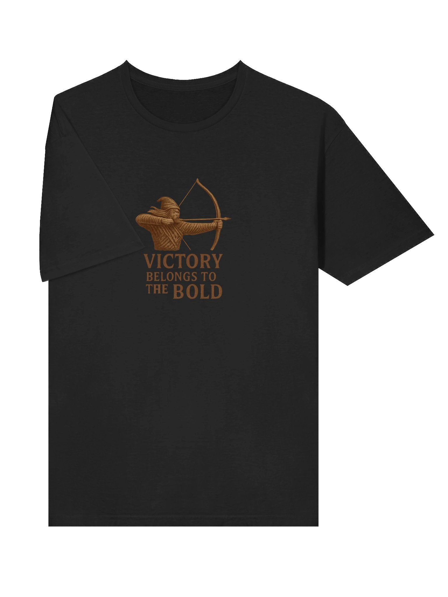 Archer Graphic T-Shirt – "Victory Belongs to the Bold" Vintage Warrior Design product image (10)