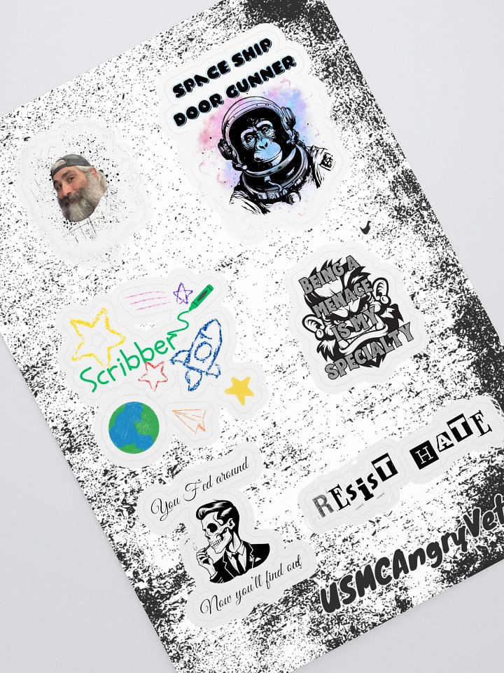 McAngry Sticker Sheet product image (1)