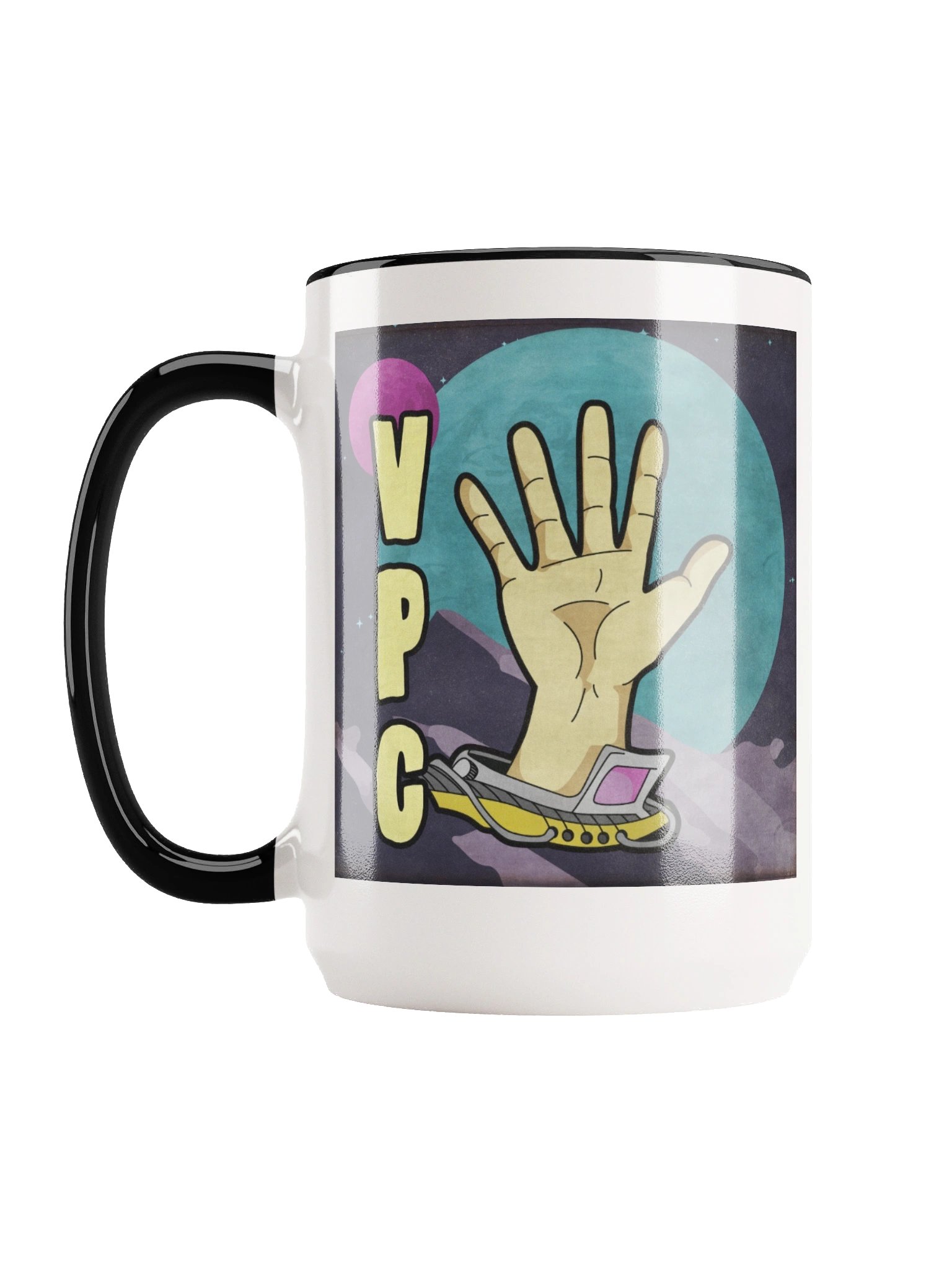 Throwback VPC5 logo coffee mug product image (2)
