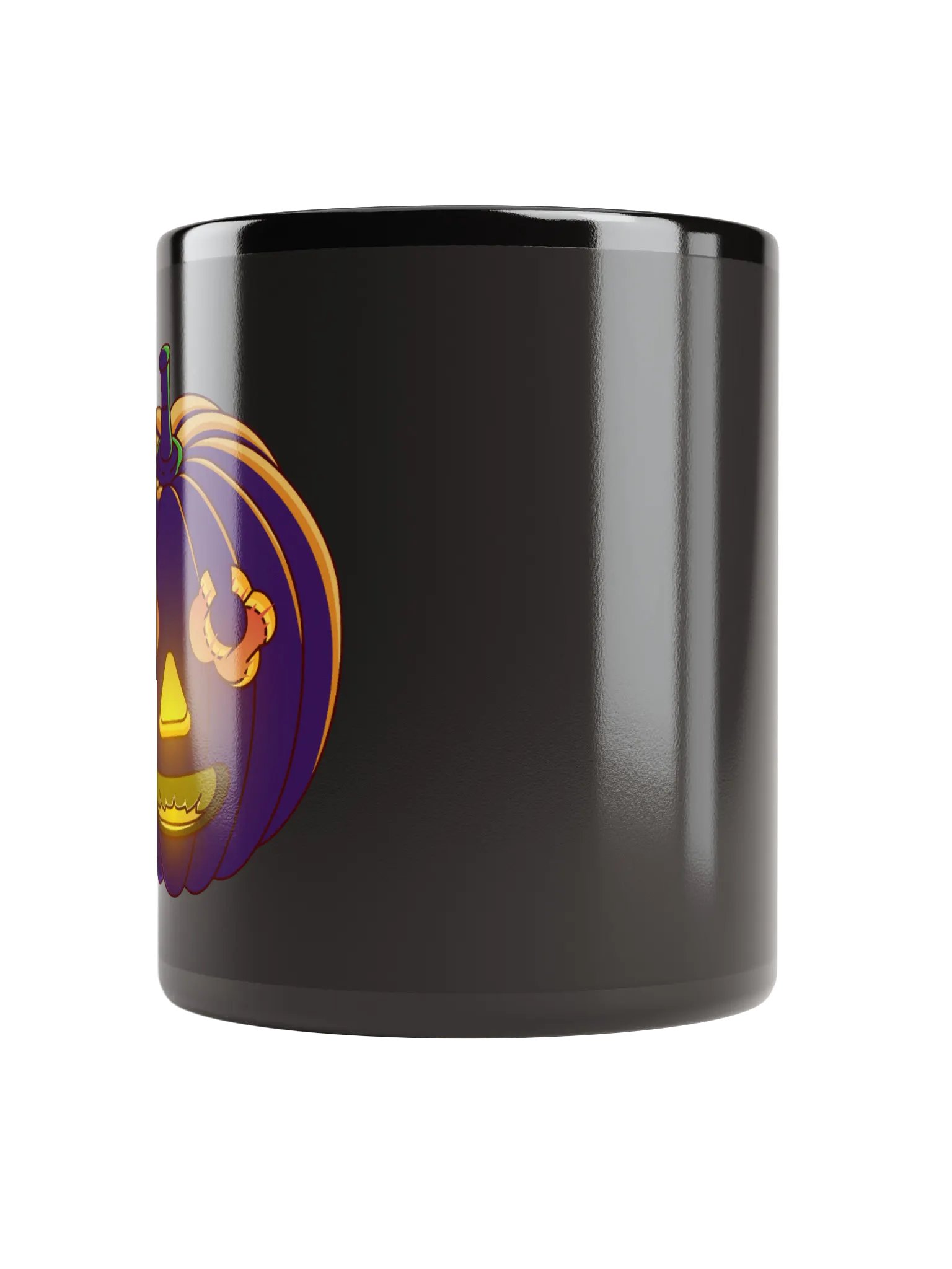 Flame pumpkin - Black mug product image (3)