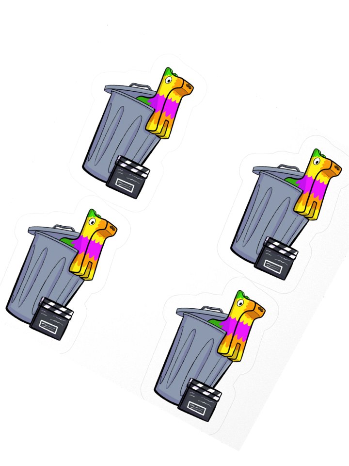 Wack and Trash 4 Logo Sticker Set product image (5)