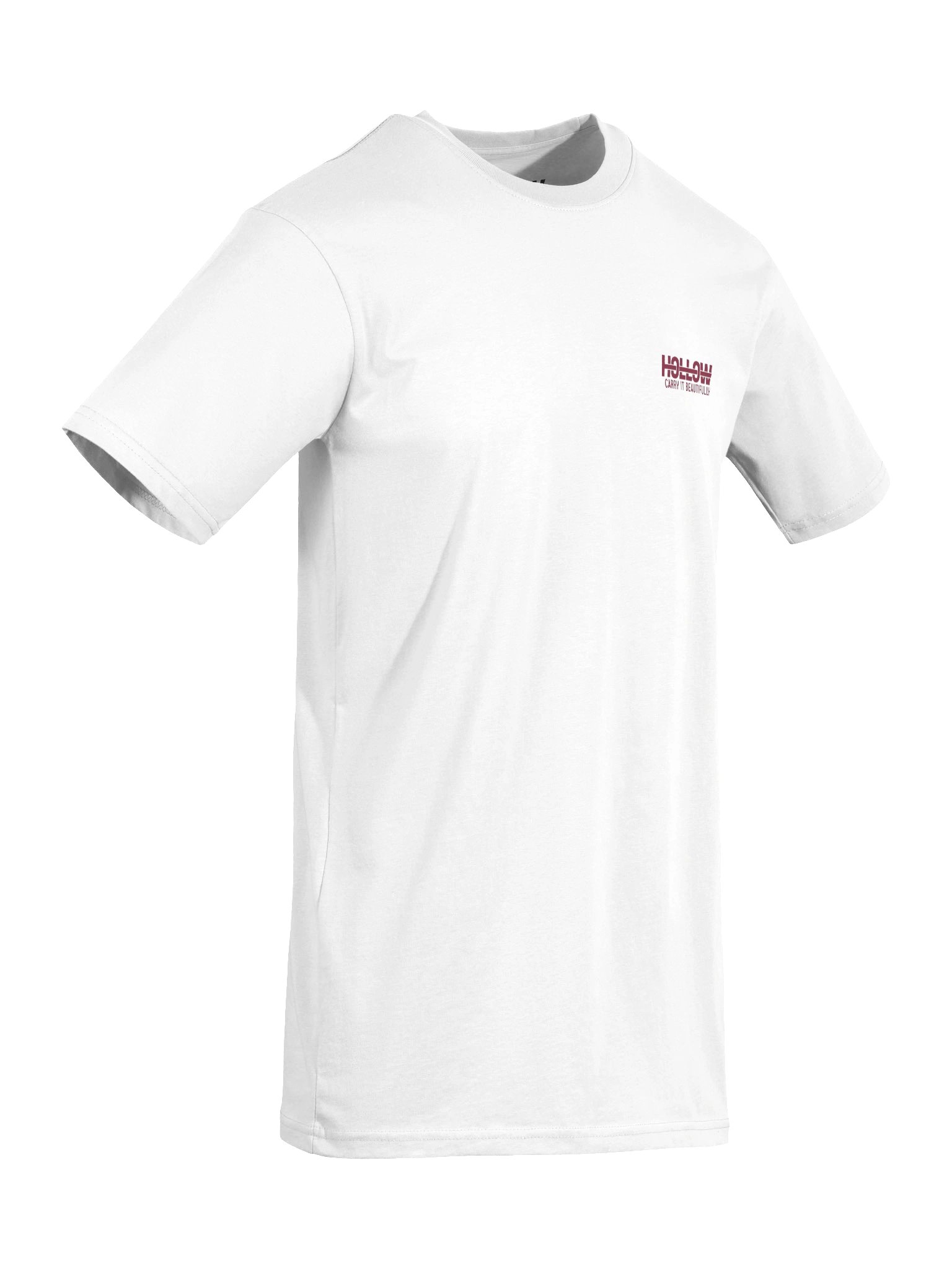 Hollow Maroon Staple Tee | Collection II product image (8)