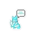 Vynal "Um, Snuggles?" Sticker