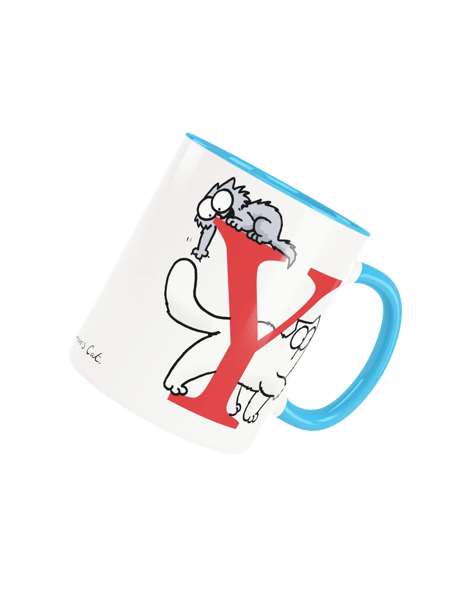 Cat Monogram Mug - Y product image (4)