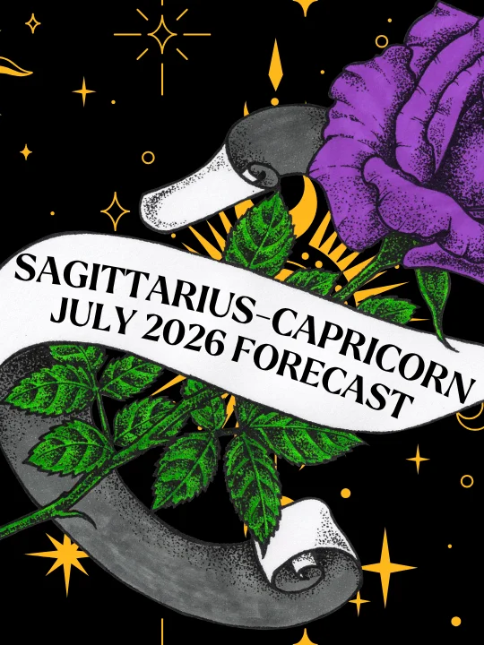 sagittarius-capricorn cusp | july 2026 forecast | general tarot reading product image (1)