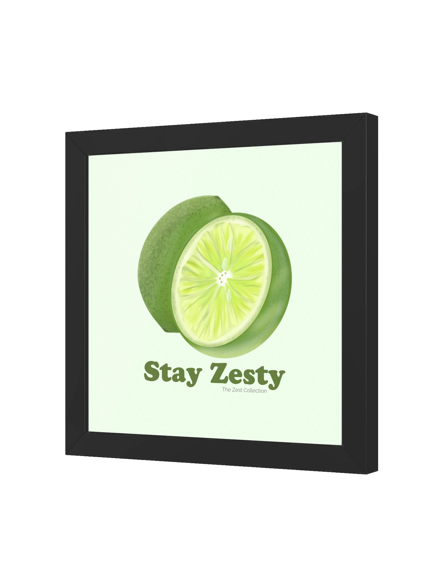 Stay Zesty – Framed High-Quality Matte Poster product image (3)