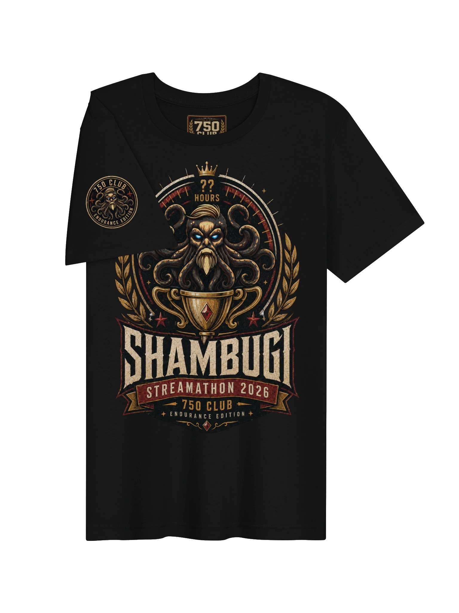 750 Club Tee: Shambugi Birthday Streamathon 2026 product image (3)