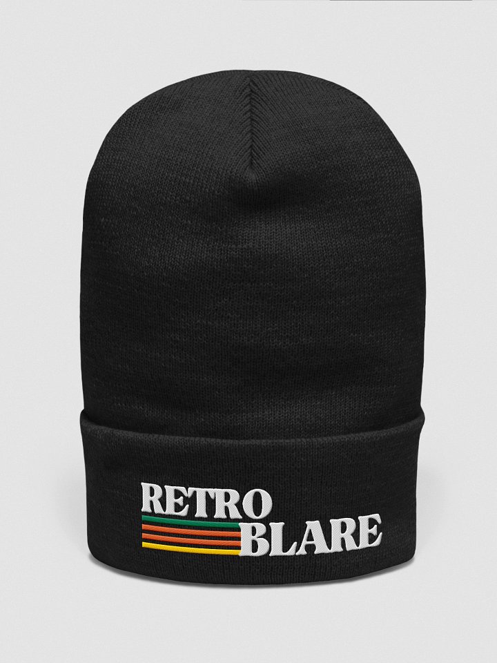 Retro Blare Logo Embroidered Beanie product image (3)
