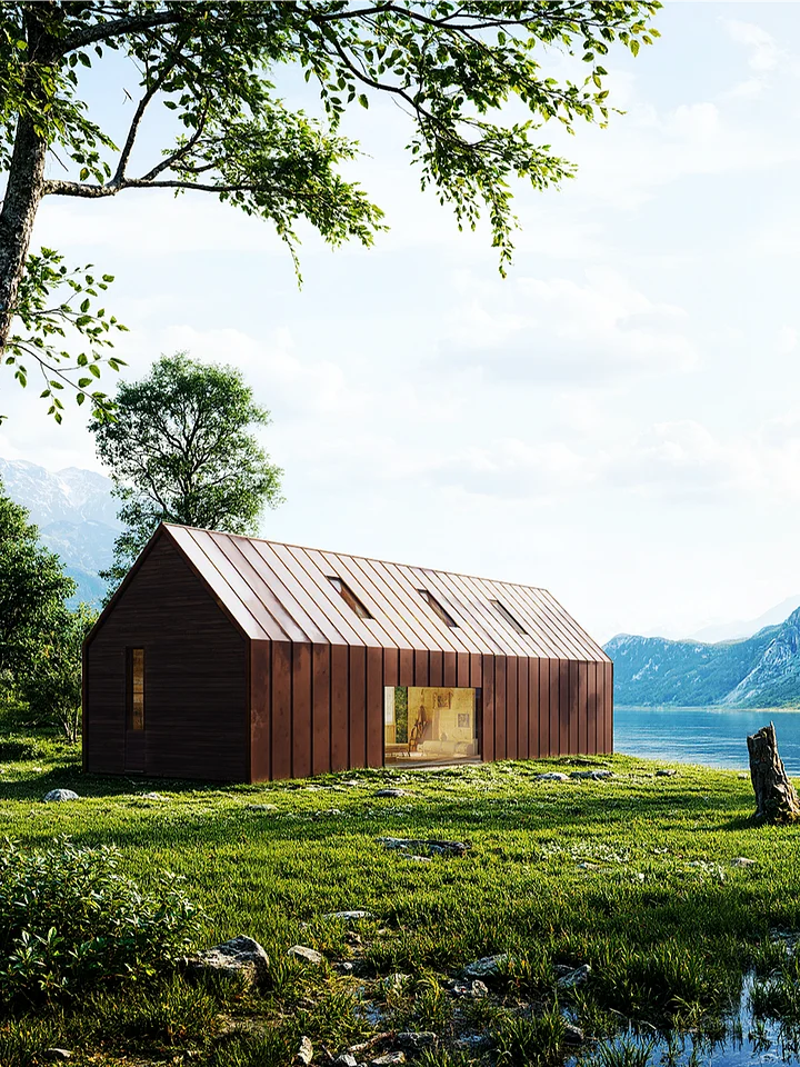 Modern Lodge (3D Model + D5 Render Scene) product image (2)