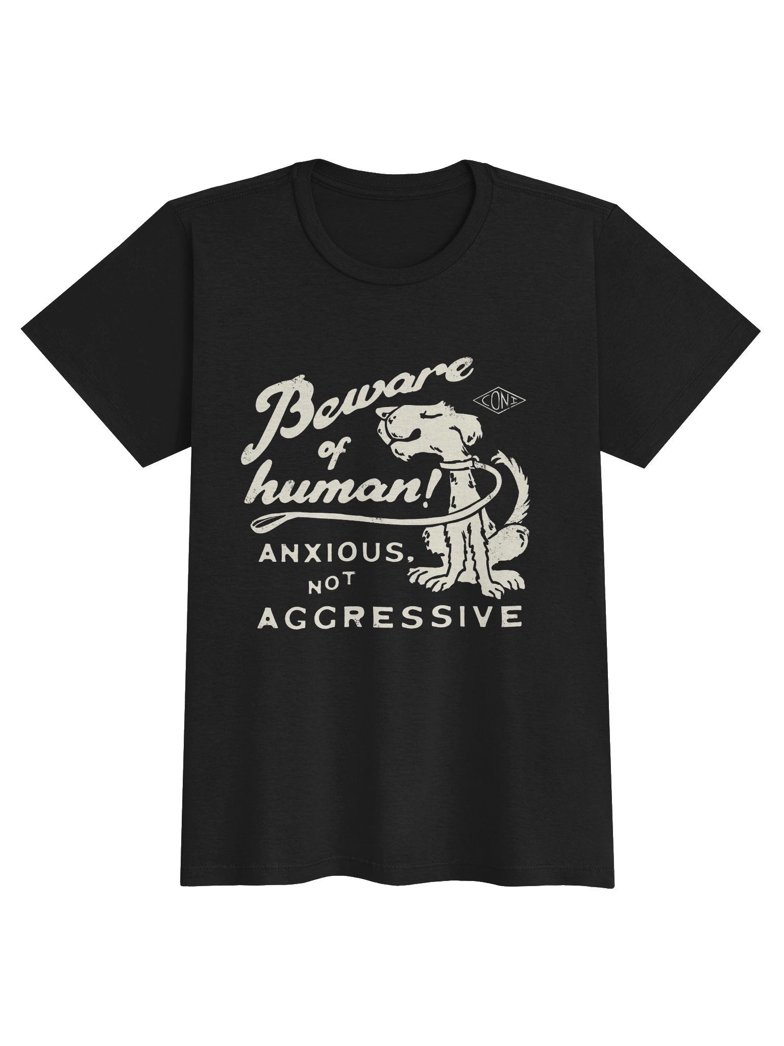 Beware of human - front print product image (1)