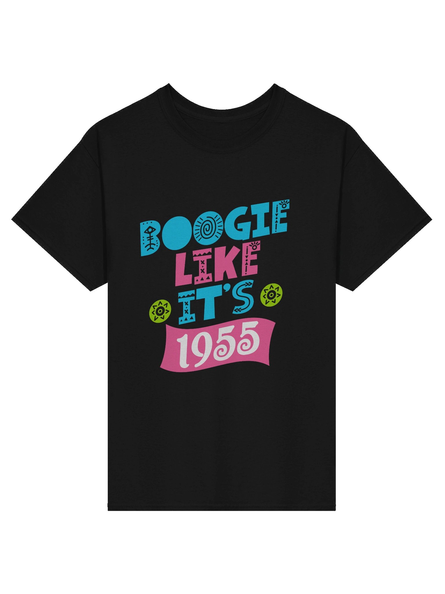 Boogie like it's 1955 – Vintage Black Tee product image (1)