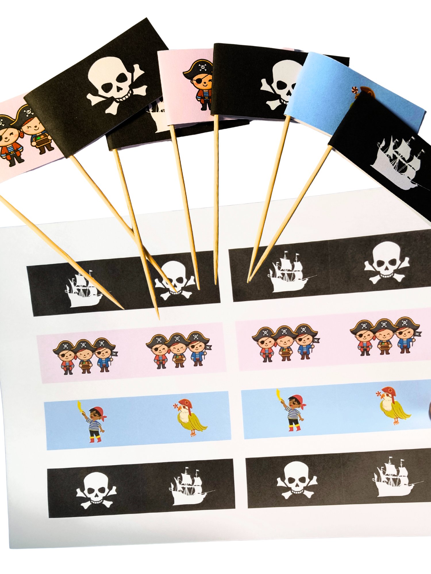 FREE Pirate Party Cake toppers product image (3)