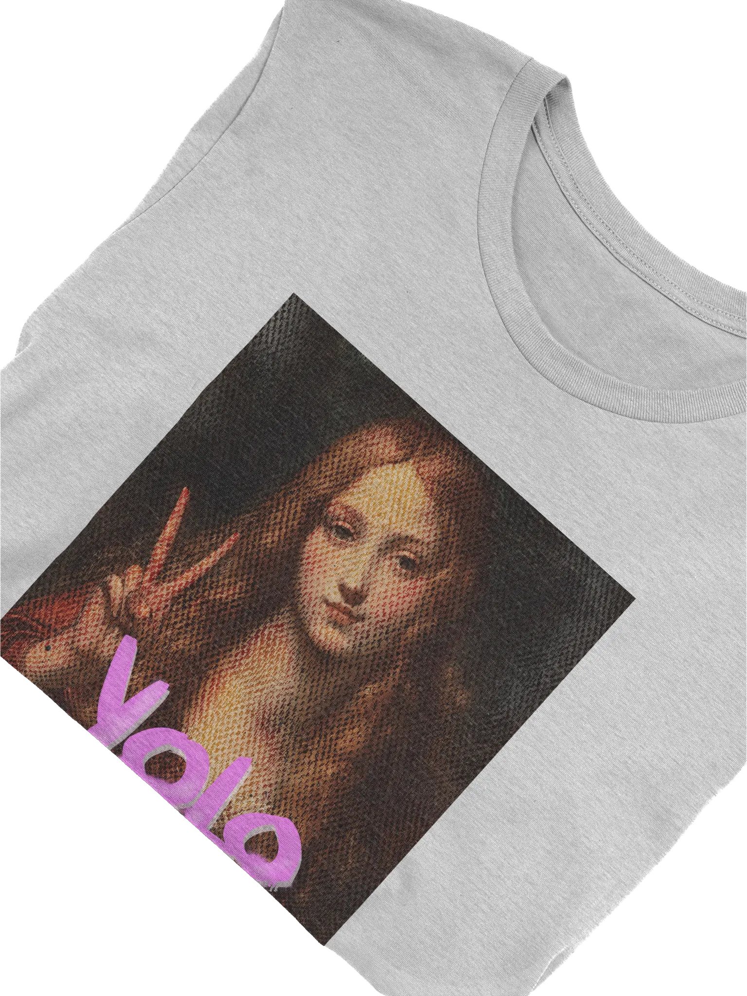 "YOLO" Peace Sign Renaissance Painting Meme T-Shirt product image (45)