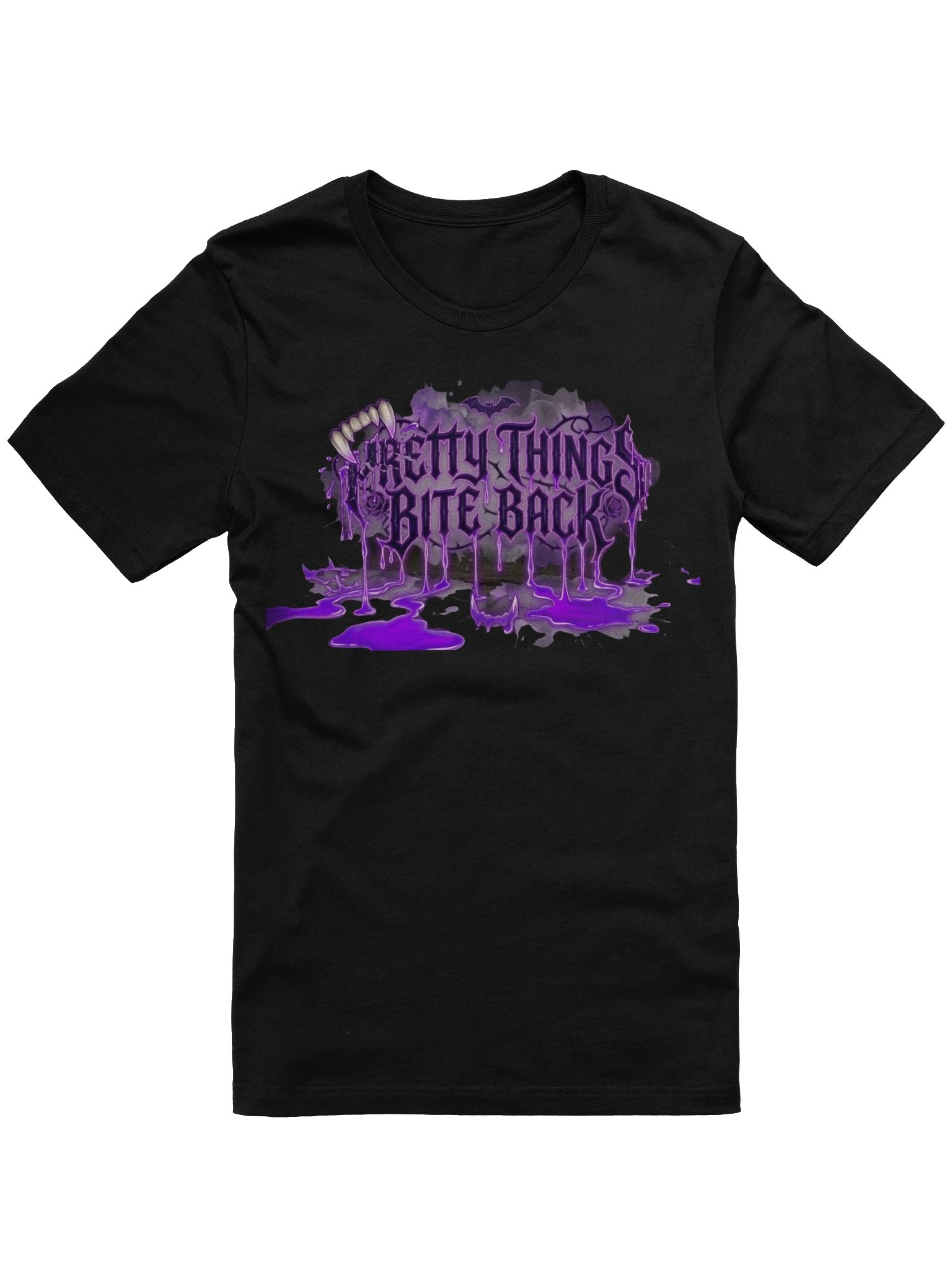 Violet Drip Vampire Gothic Tee product image (3)