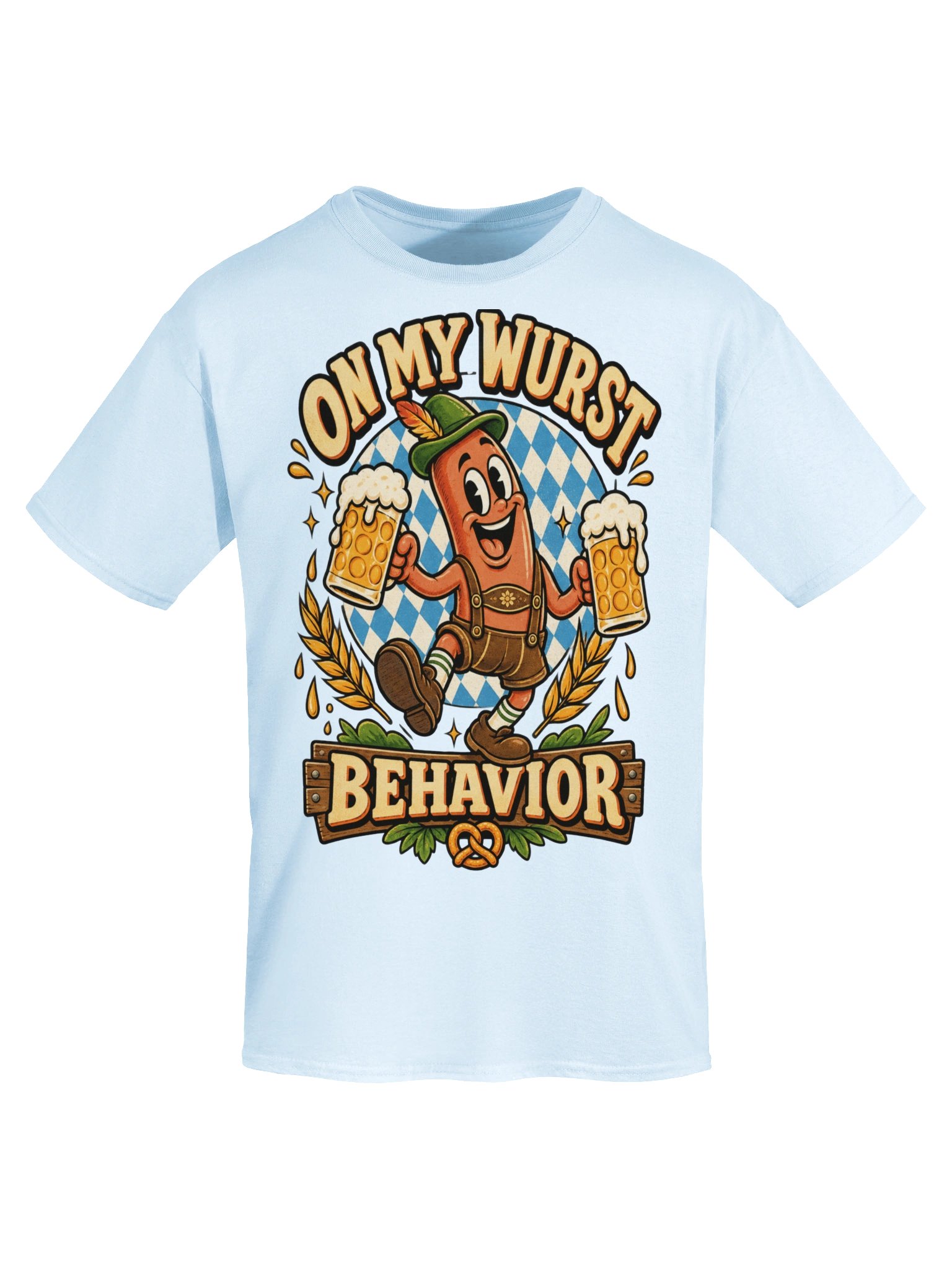 On My Wurst Behavior Oktoberfest T-Shirt product image (95)