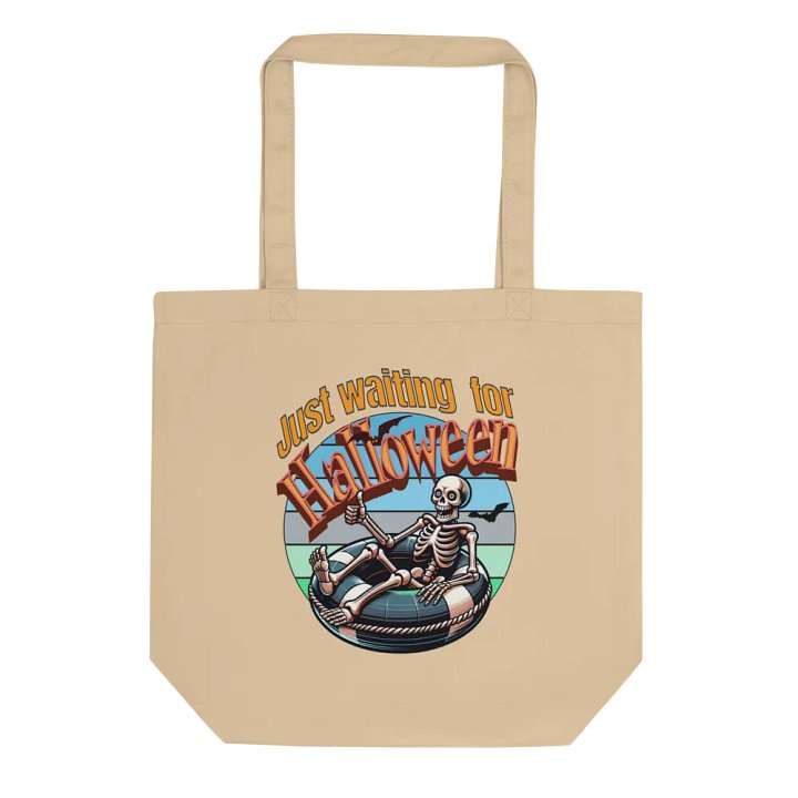 Just Waiting For Halloween Skeleton Tote product image (1)