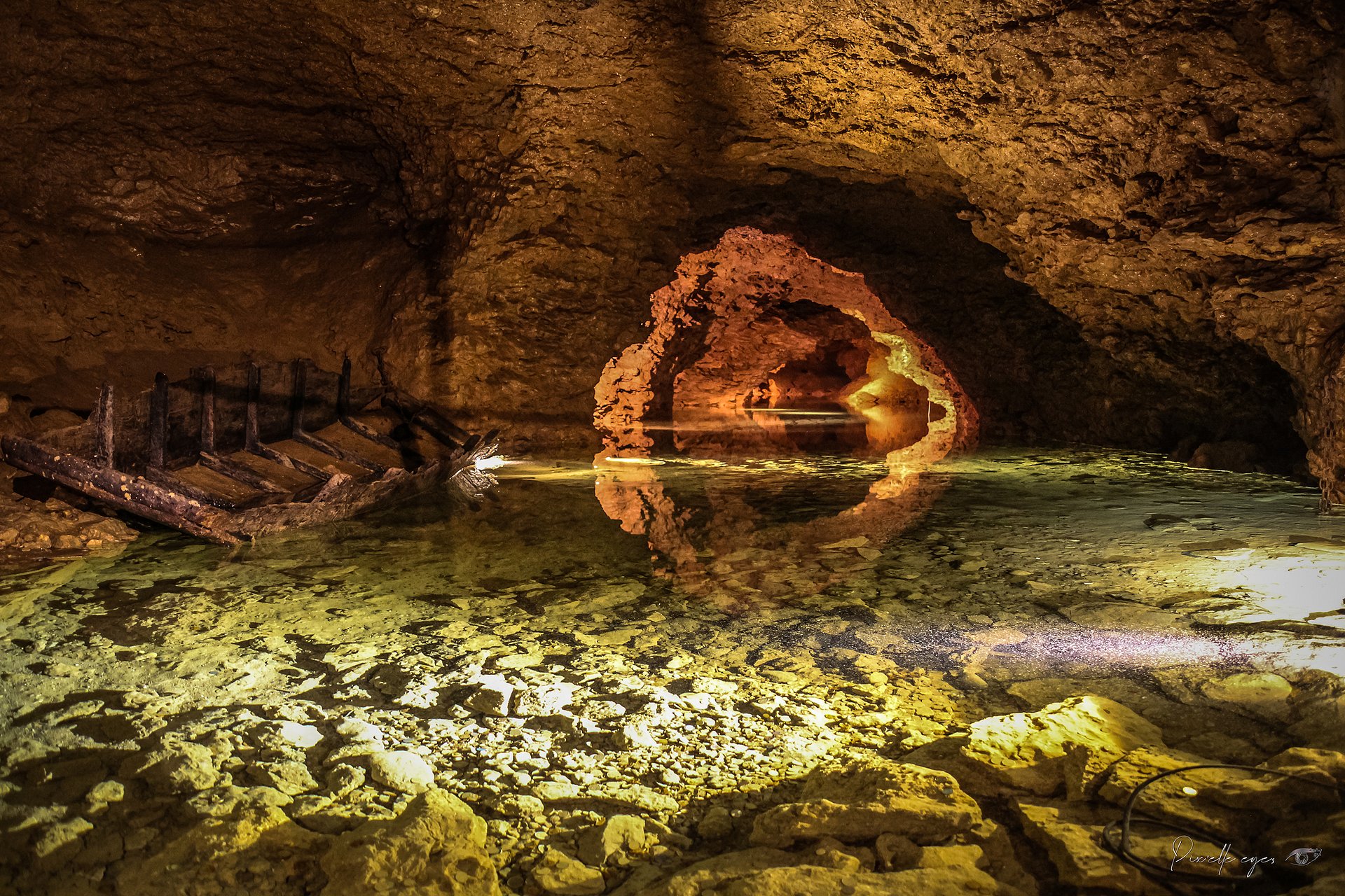 Fine Art Photography – Limited edition - Grotte de La Balme, Mystical Reflections product image (1)
