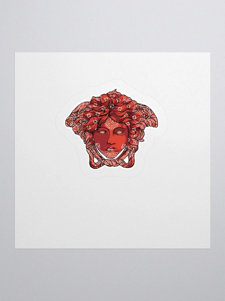 Red Rag Versace Medusa Head Sticker product image (1)