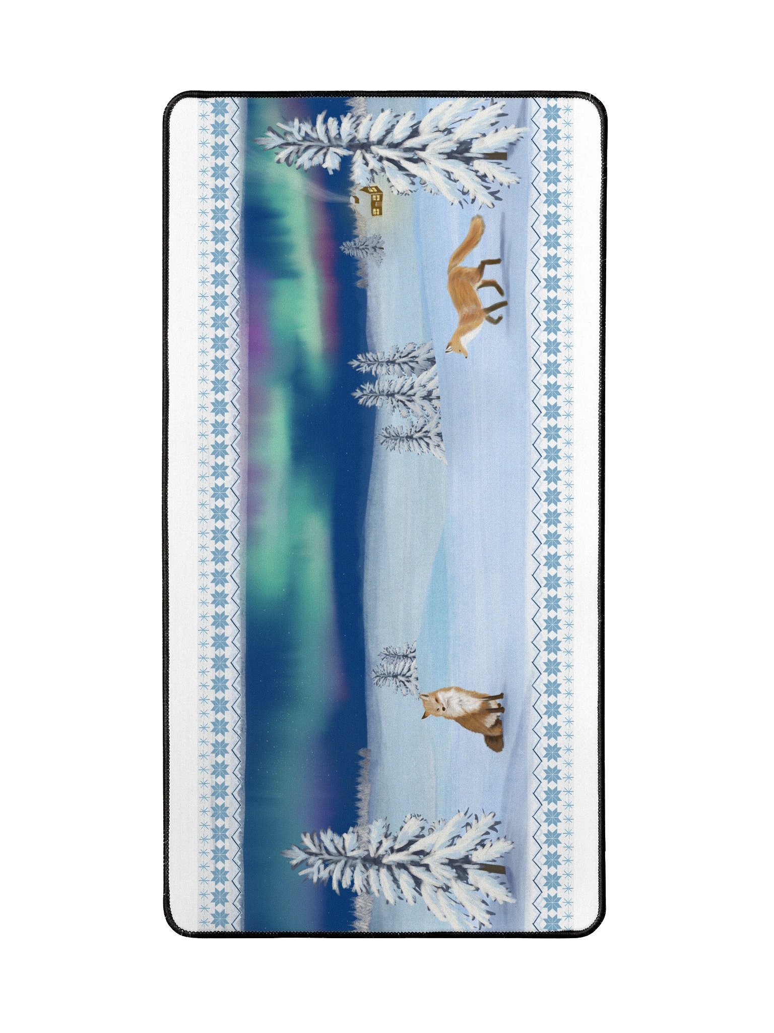 Winter landscape deskmat product image (2)