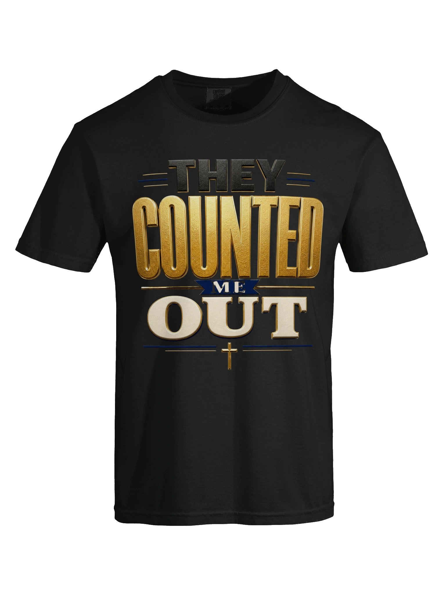 They Counted Me Out - Metallic Graphic Tee product image (5)
