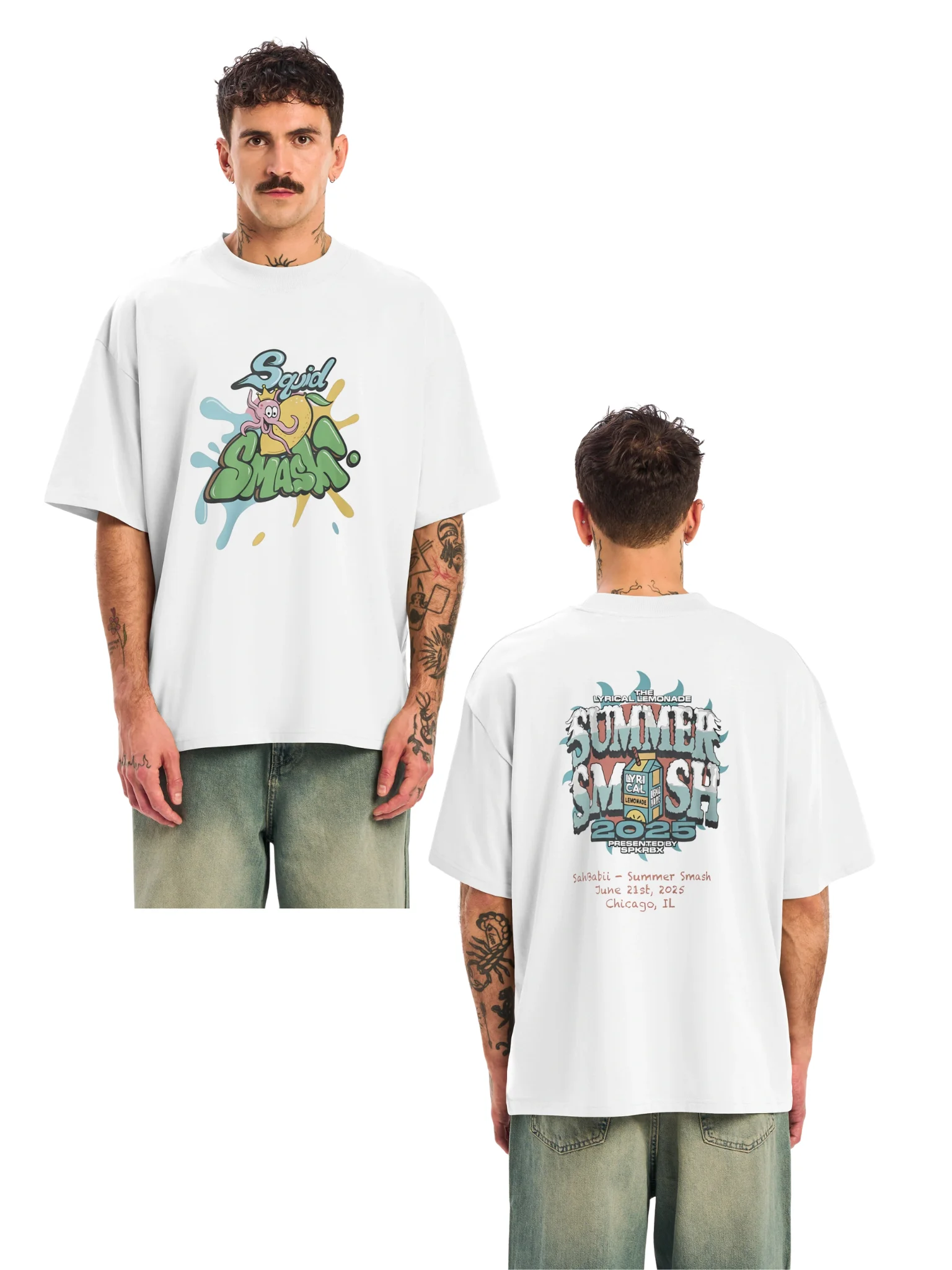 Squid Smash x Summer Smash 2025 T-Shirt product image (4)