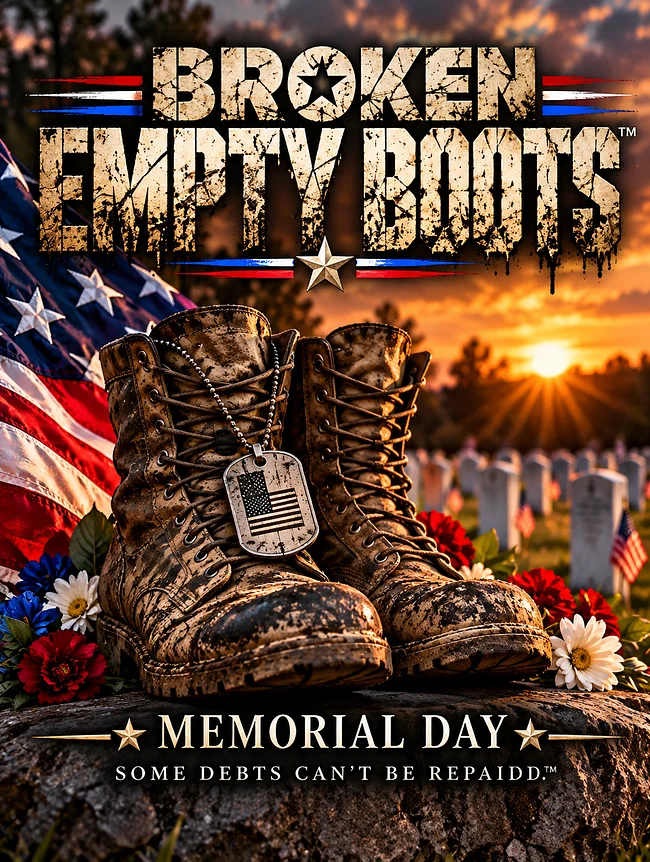 BROKEN EMPTY BOOTS™ MEMORIAL DAY