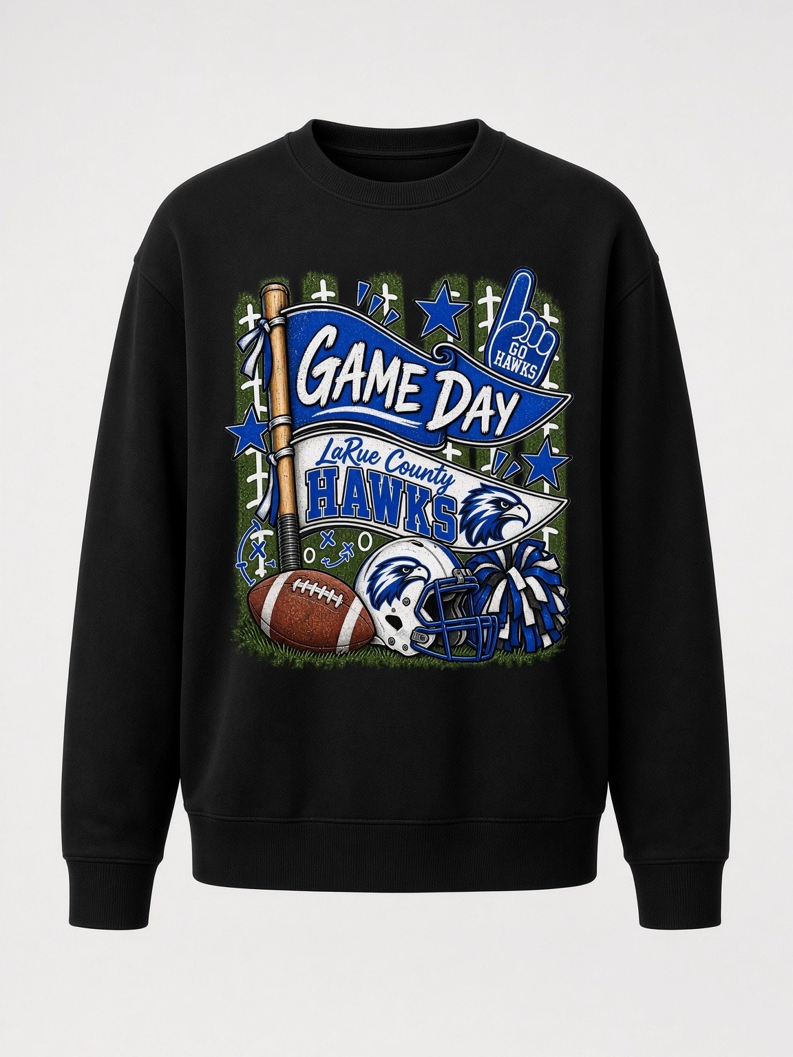 Football ball Game Day Sweatshirt product image (2)