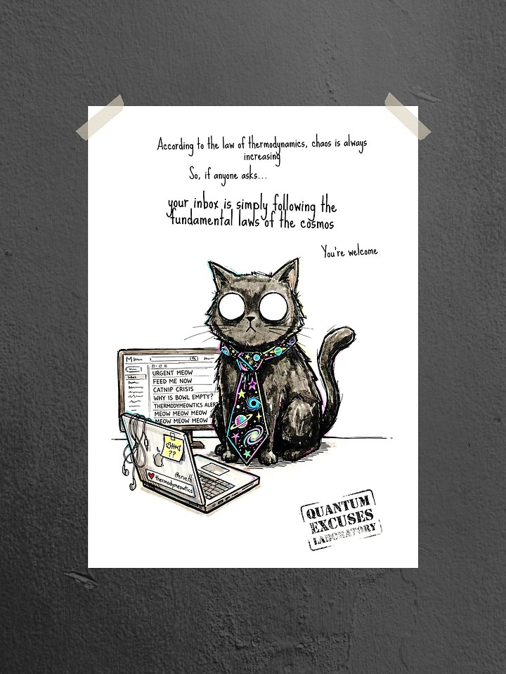 Quantum Cat Tips III - Thermodynamics of the Inbox product image (1)