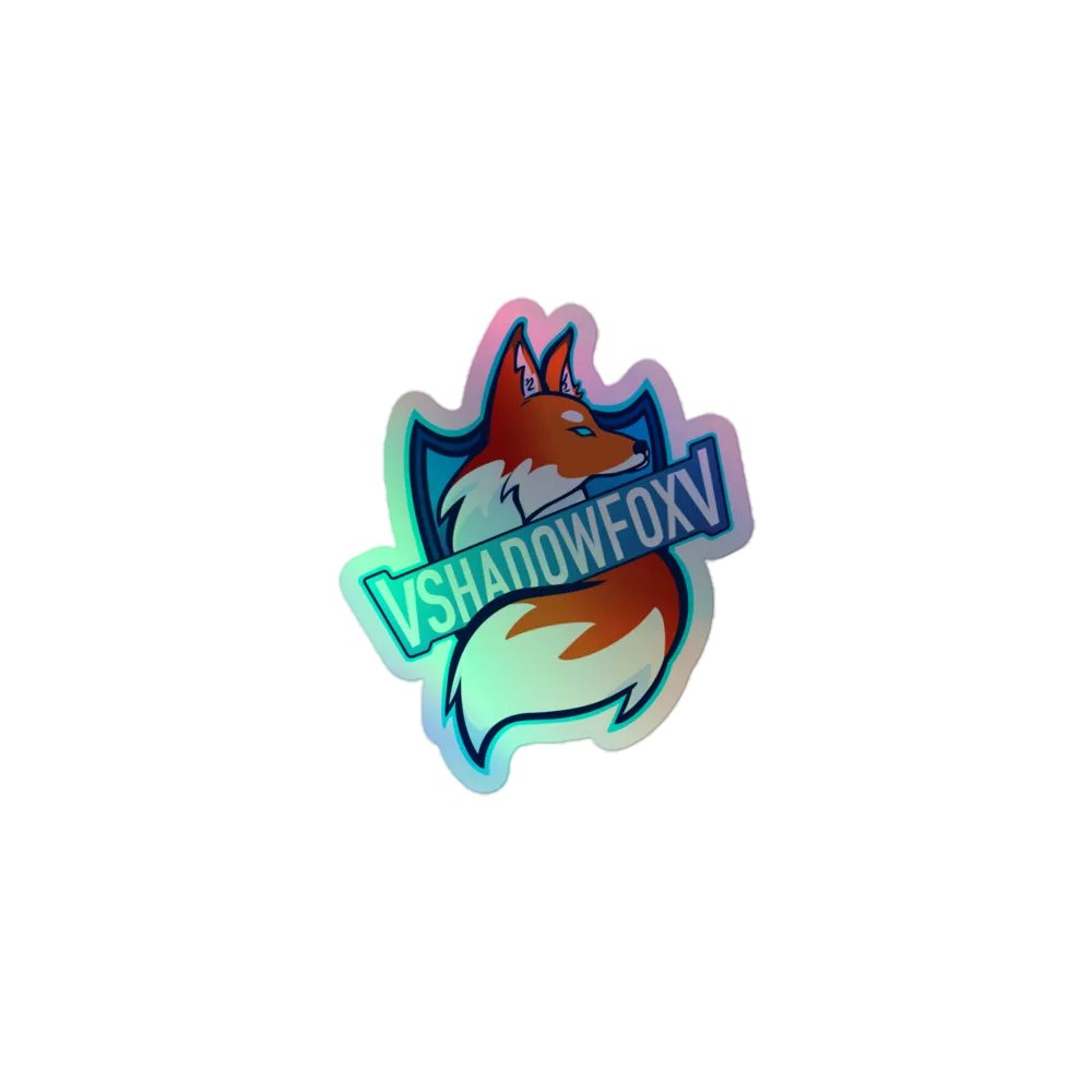Holographic VShadowFoxV Sticker product image (1)