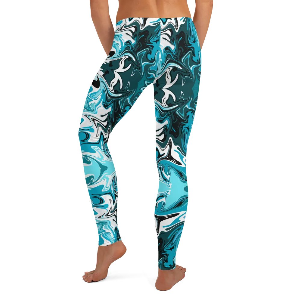 Blue Swirl Leggings product image (10)