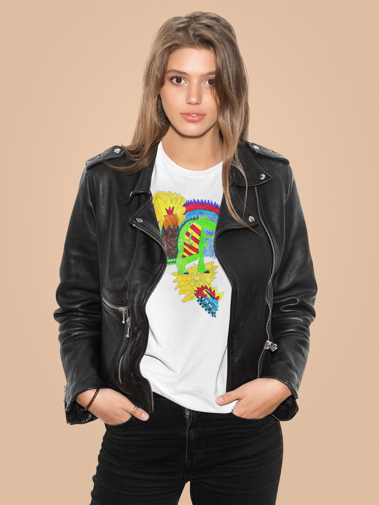 Abstract Dinosaur Romp T-Shirt product image (10)