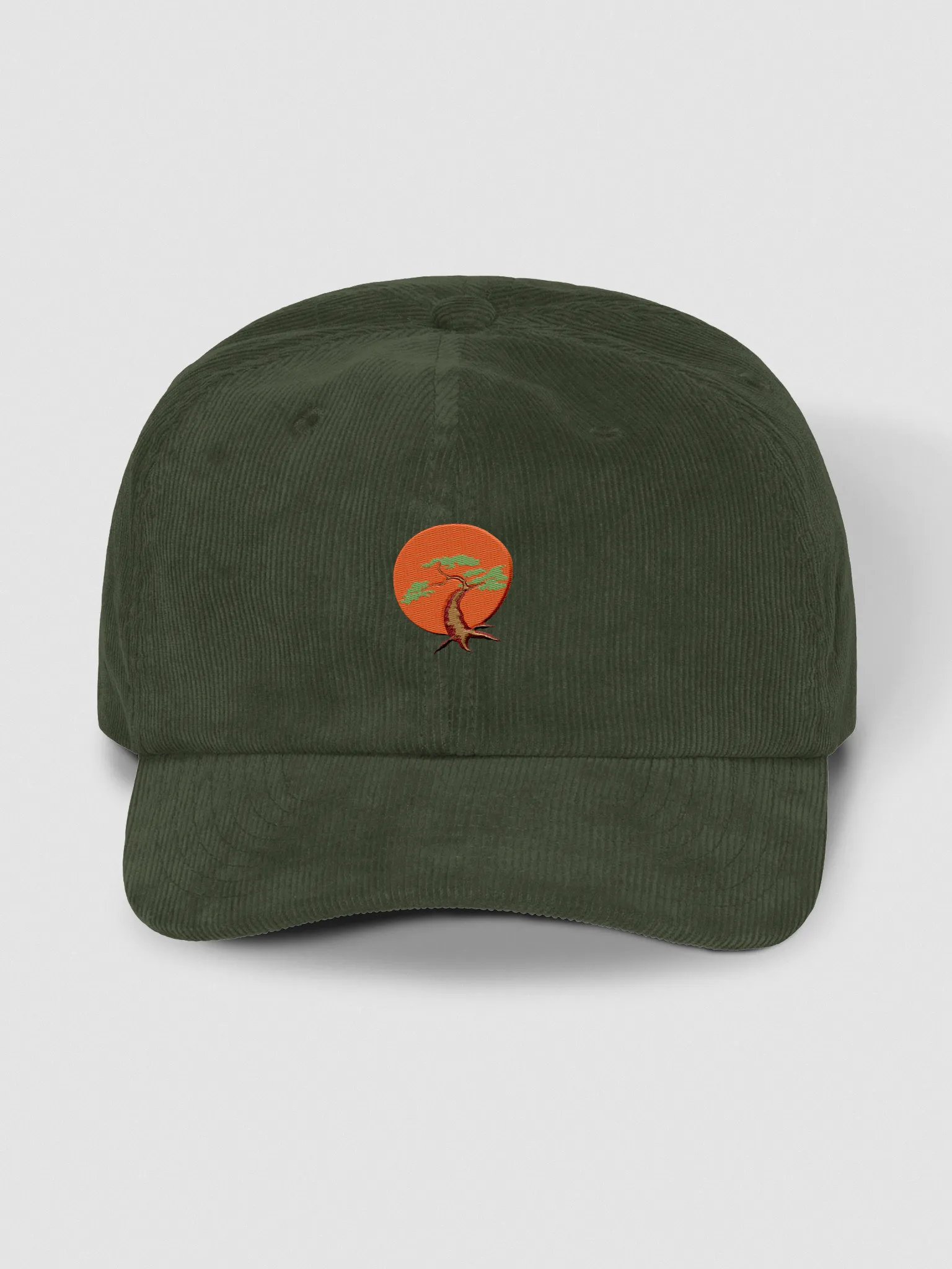 Sunset Tree Corduroy Dad Hat product image (1)