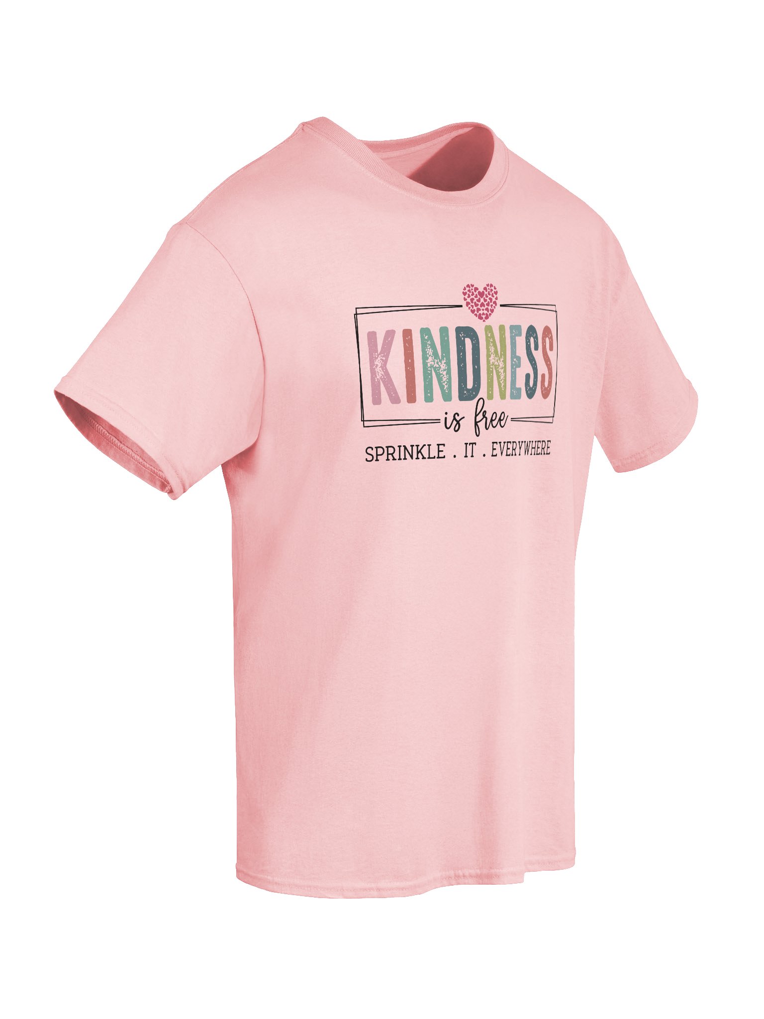 Kindness Is Free T-Shirt – Positive Quote Cotton Tee product image (8)