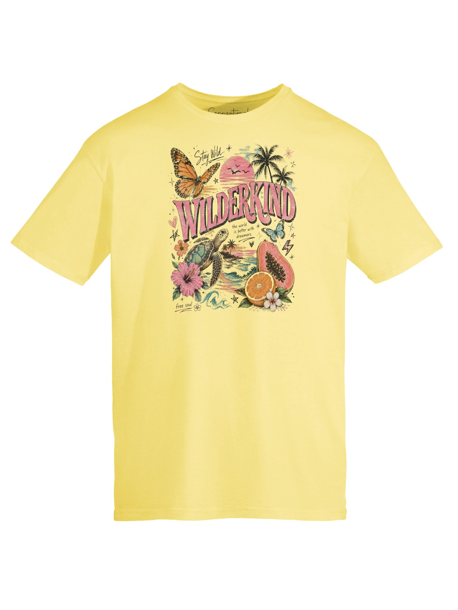Stay Wild – Wilderkind Tropical Graphic Tee product image (5)