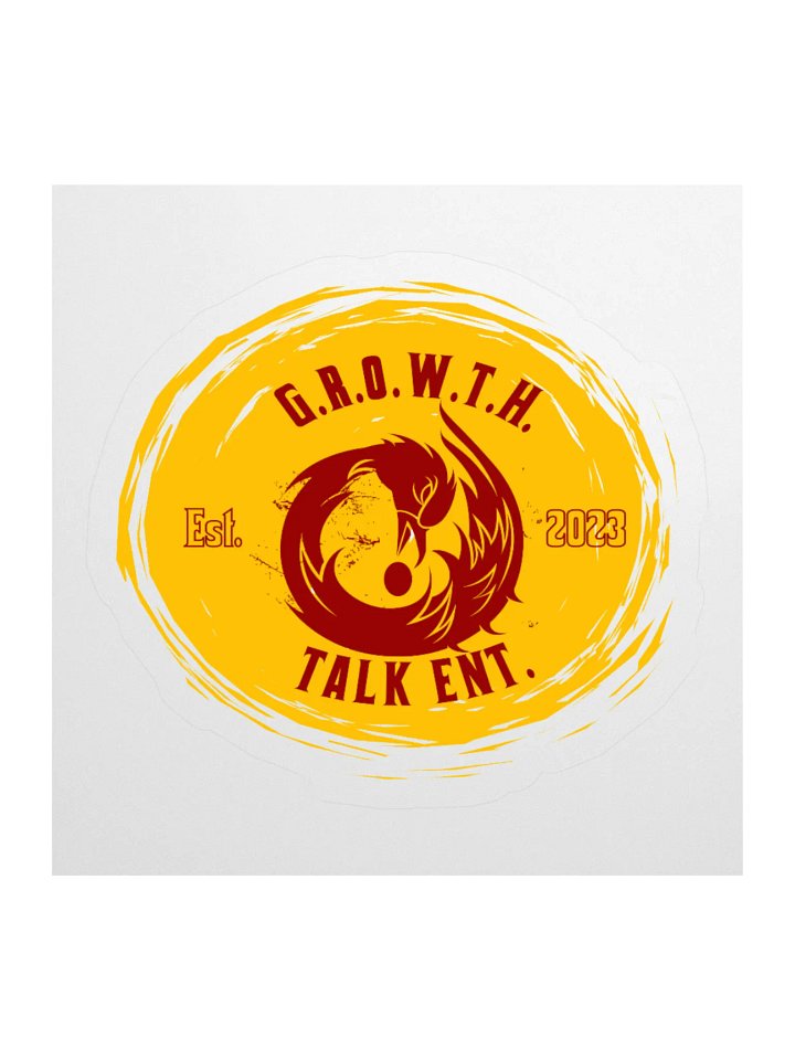 G.R.O.W.T.H. Talk Sankofa Sticker (gold) product image (1)